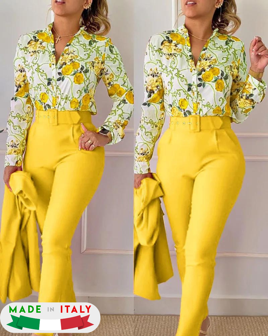 AMIRA BOUTIQUE™ - COMPLETO MARI' (PANTALONE + CAMICIA)