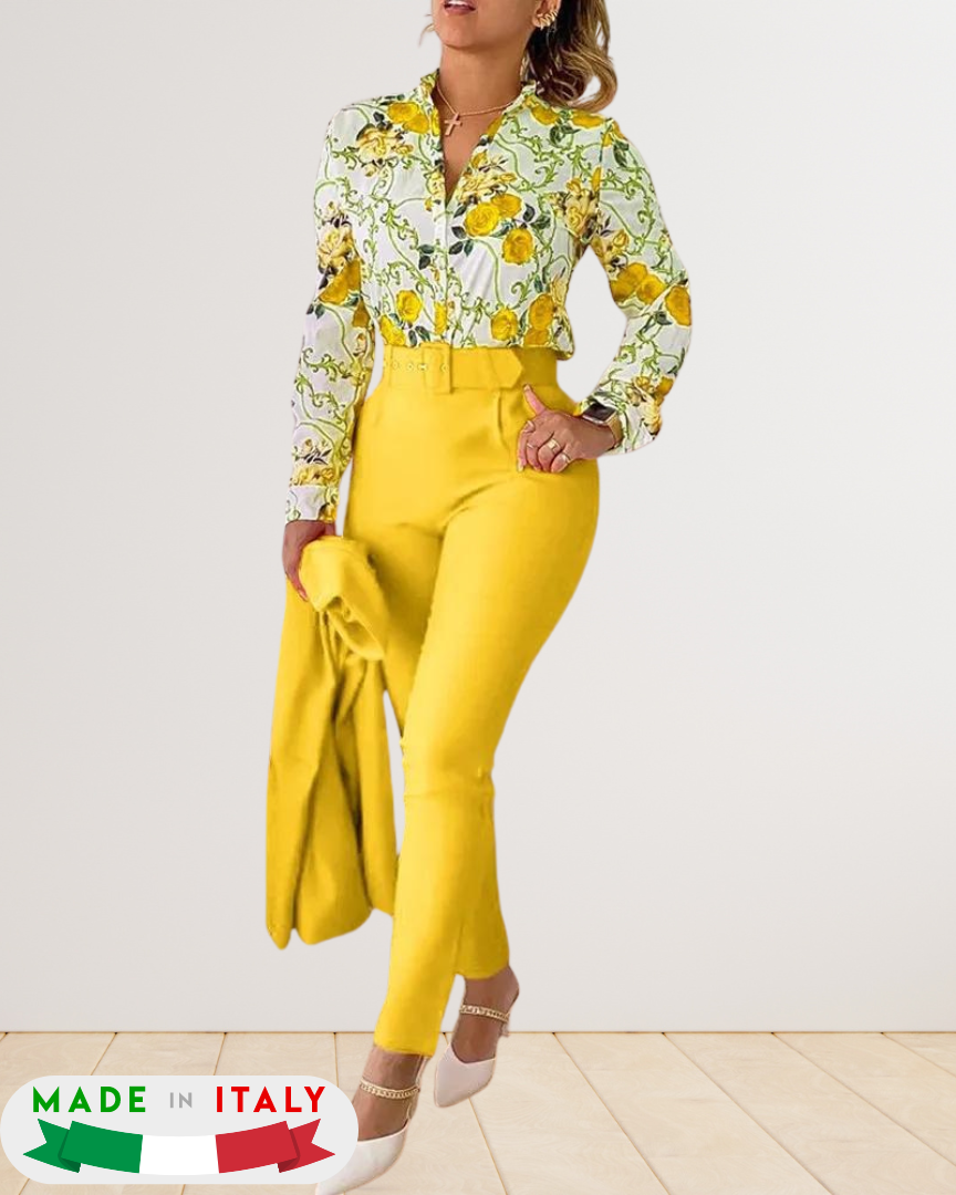 AMIRA BOUTIQUE™ - COMPLETO MARI' (PANTALONE + CAMICIA)
